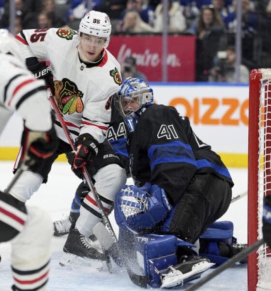 Blackhawks Gear Up Against Maple Leafs as Levshunov Gets Scratched