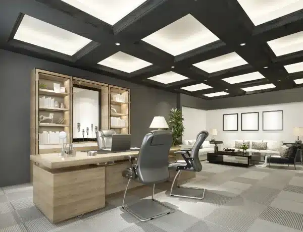 Transform Your Workspace with 17 Stunning Office Ceiling Design Ideas