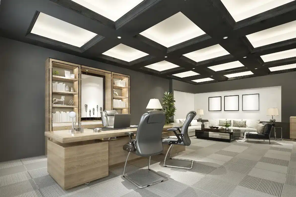 Transform Your Workspace with 17 Stunning Office Ceiling Design Ideas