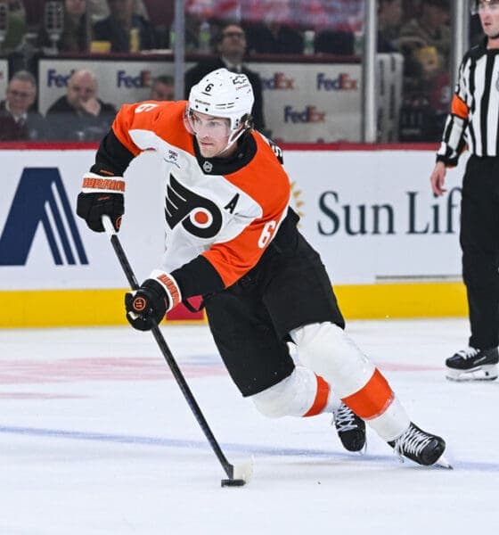 Travis Sanheim and Denver Barkey Leave Game vs. Blackhawks with Injuries