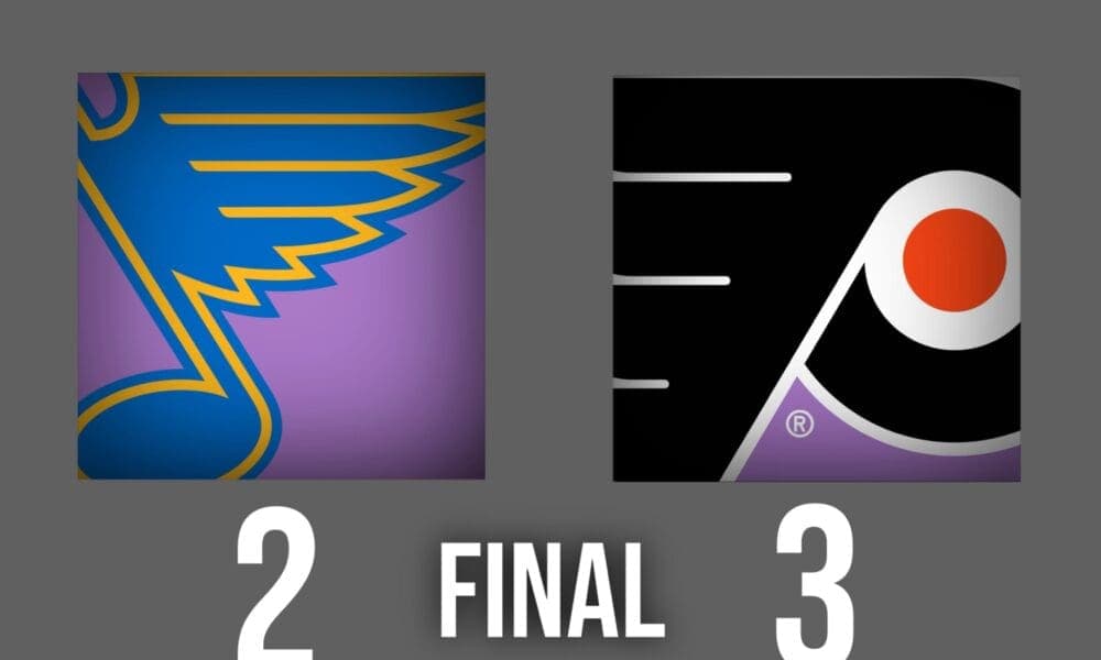 Flyers Rally from Behind to Defeat Blues in Thrilling Overtime Victory