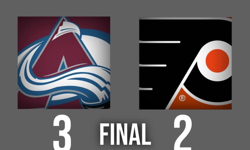 Flyers Fall Short Against Avalanche Despite Late Game Rally