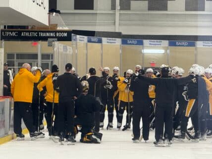 Tristan Jarry Update and Rookie Challenges Highlight Penguins' Practice