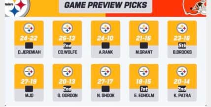 Steelers-Browns Predictions and Aaron Rodgers' Generous O-Line Gift