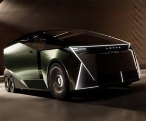 Lexus Unveils Eye-Catching 6-Wheeled LS Concept Minivan That Turns Heads