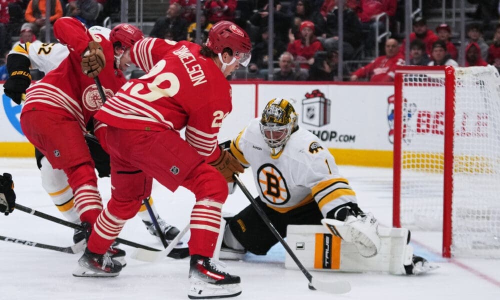 Bruins' Loss to Red Wings Ends Swayman's Streak and Raises Concerns