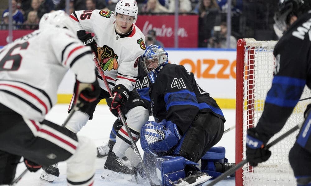 Blackhawks Gear Up Against Maple Leafs as Levshunov Gets Scratched