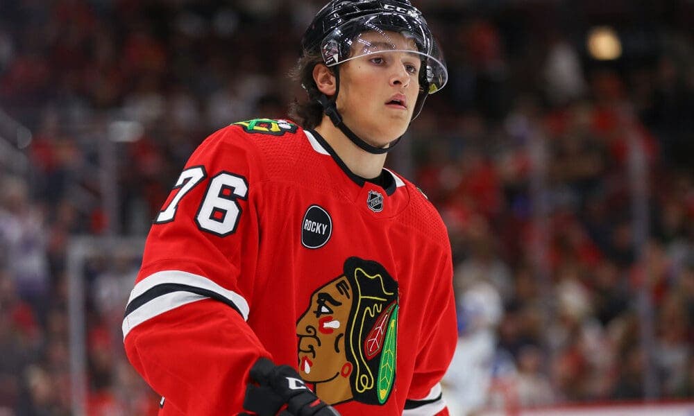 Blackhawks Call Up Top Prospect Nick Lardis Amid Bedard Injury Concerns
