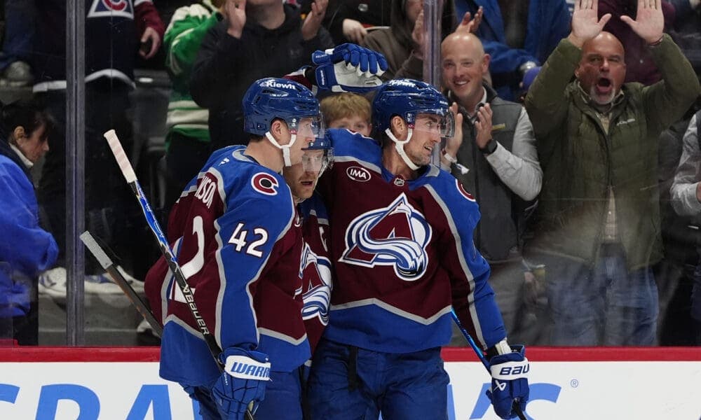 Avalanche Celebrate Victory at Ball Arena While Avoiding Serious Injuries