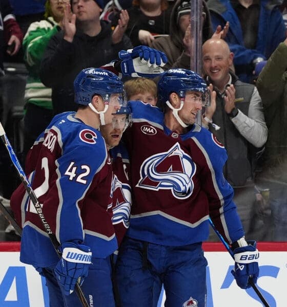 Avalanche Celebrate Victory at Ball Arena While Avoiding Serious Injuries