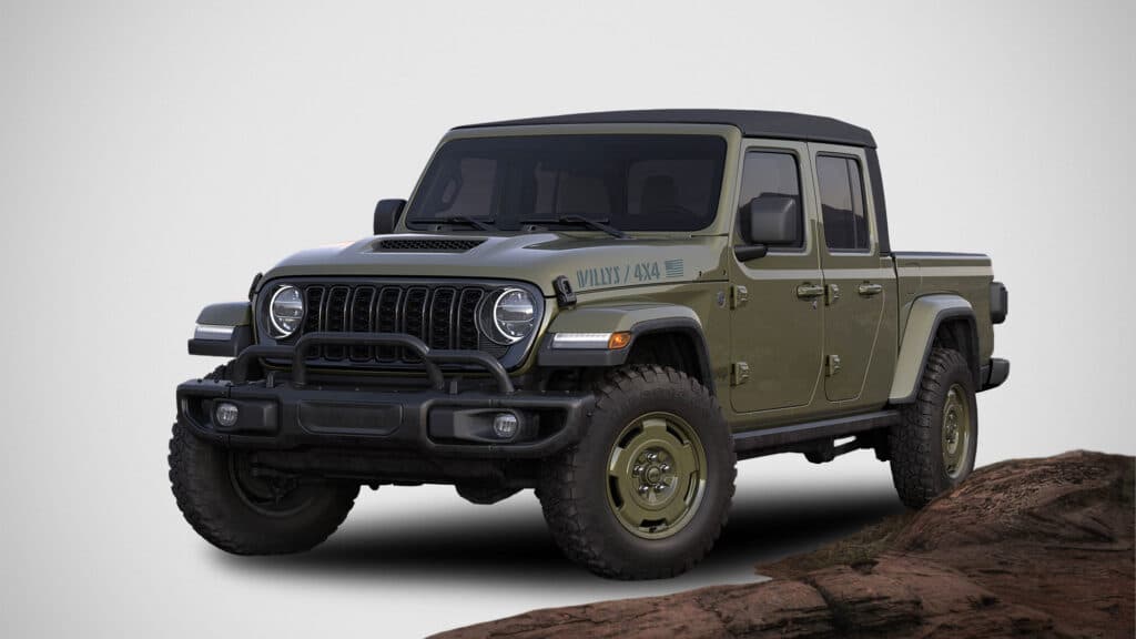 Jeep Gladiator Willys '41 Returns to Showcase Its Military Heritage