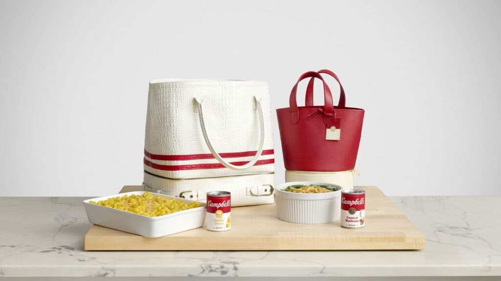 Cynthia Rowley and Campbell's Unveil Unique Casserole Bags for Foodies