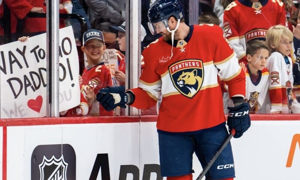 Florida Panthers Honor Jeff Petry for Milestone 1,000 NHL Games Tonight