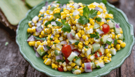 Fresh Corn Salad Recipe Takes Summer Gatherings to the Next Level