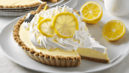 Refreshing Frozen Lemonade Pie Recipe Delights Summer Dessert Lovers