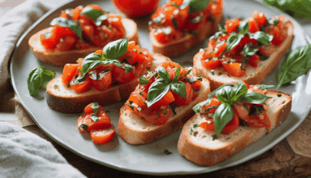 Discover the Fresh Flavor of Tomato Basil Bruschetta for Your Next Meal