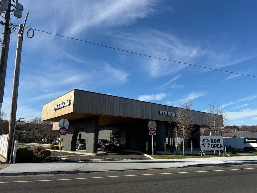Starbucks Launches New Location in Patchogue's Historic Bank Building