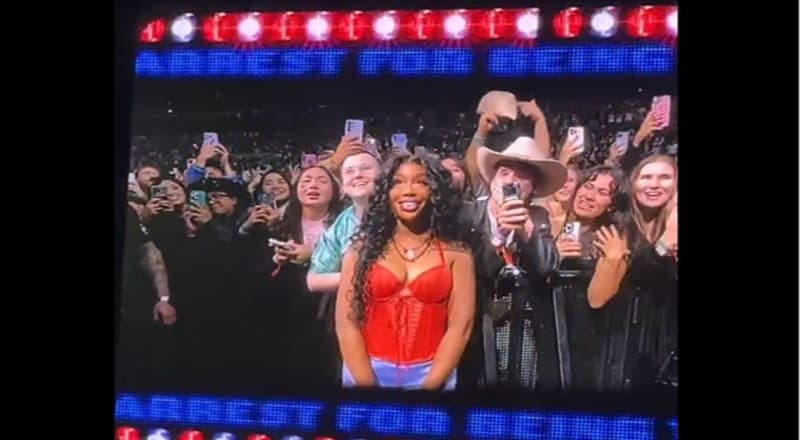 Sabrina Carpenter Playfully "Arrests" SZA for Being Too Hot in LA