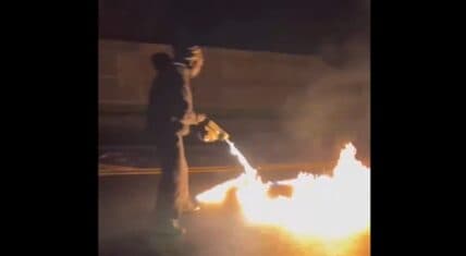 Rapper 10cellphones Ignites Controversy by Using Flamethrower Near Gas Station