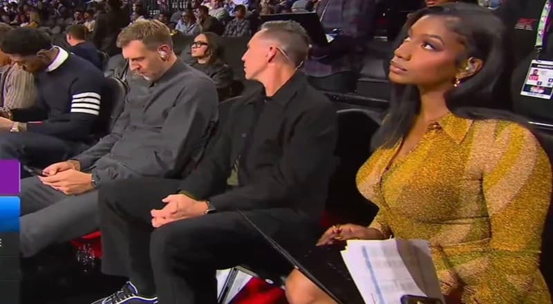 Taylor Rooks Dazzles Courtside at NBA Game, Captivating Fans Everywhere