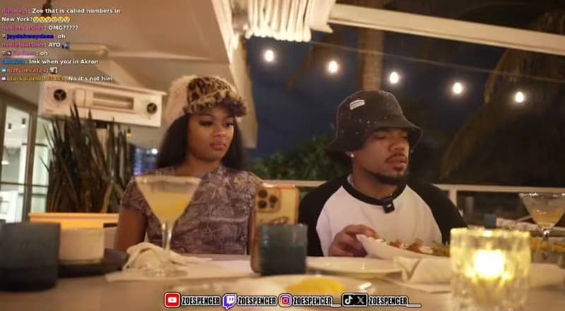 Zoe Spencer Ends Stream Amid Tension with Chance the Rapper, Fans React