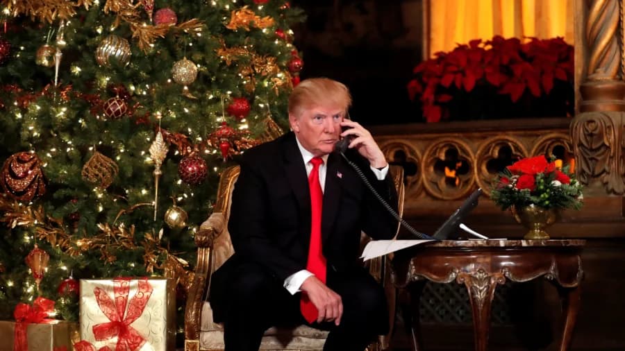 Trump Connects with Service Members in Heartfelt Christmas Eve Calls