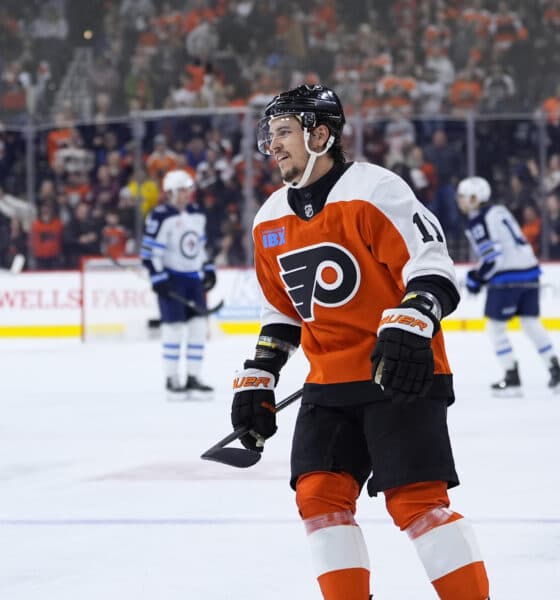 Travis Konecny Reaches 500th Point as Flyers Celebrate Rookie Debut