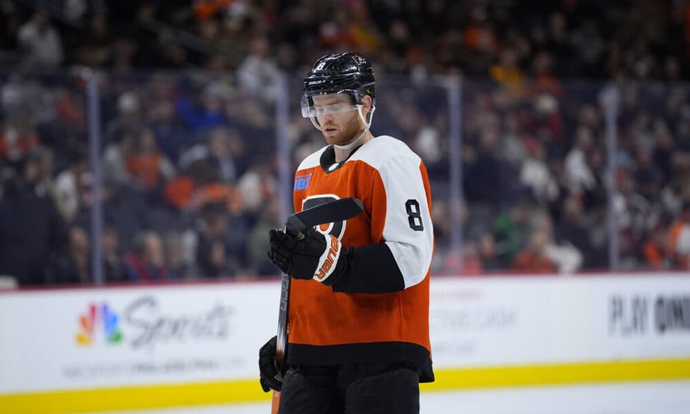 Flyers Defenseman Cam York Exits Game Early After Intense Second Period Scramble