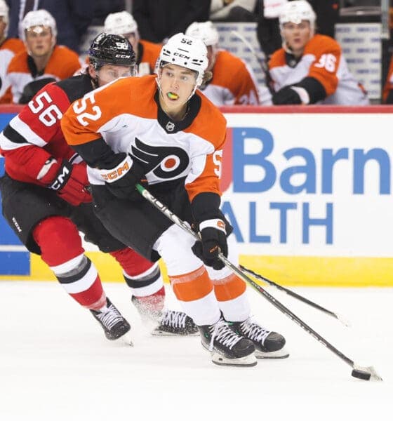 Denver Barkey Shines in NHL Debut but Flyers Surrender Late Lead