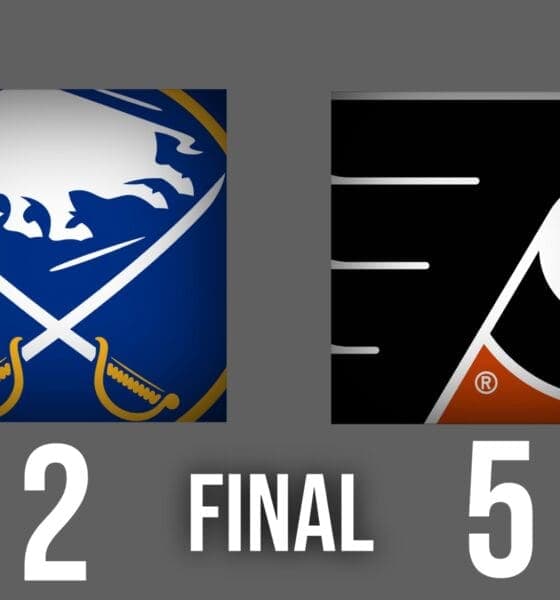 Flyers Dominate Sabres with Five-Goal First Period in 5-2 Victory