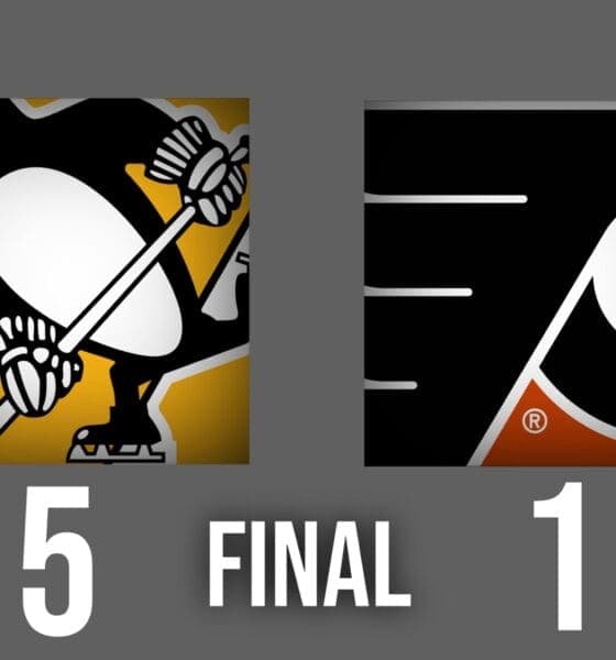 Penguins' Powerplay Dominates Flyers in 5-1 Monday Night Defeat