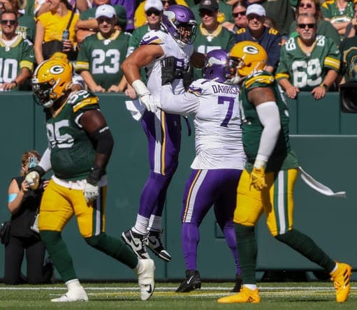 Vikings Left Tackle Christian Darrisaw's Status Uncertain Ahead of Sunday