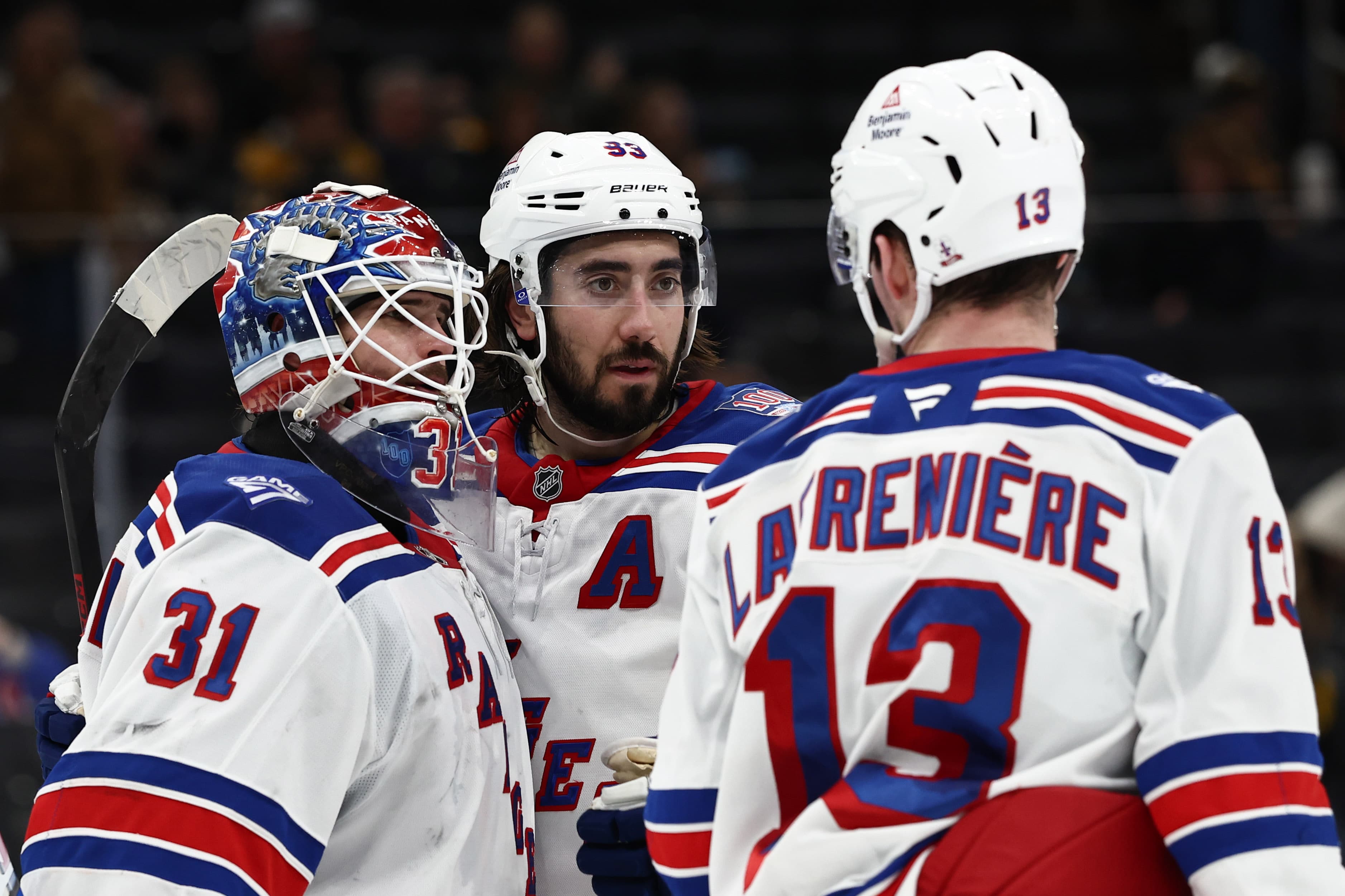 Rangers' Fast Start Powers 6-2 Win Over Bruins, Shaping Playoff Race