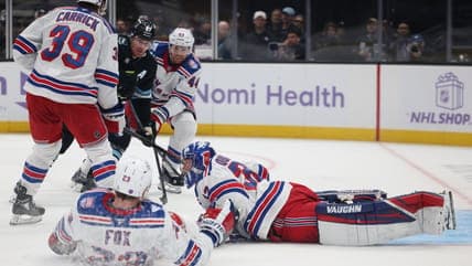 Rangers Fall Short Despite Quick's Stellar Performance Against Mammoth