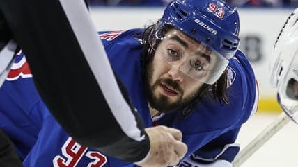 Rangers Face Uncertainty as Zibanejad is Scratched, Rempe a Game-Time Decision
