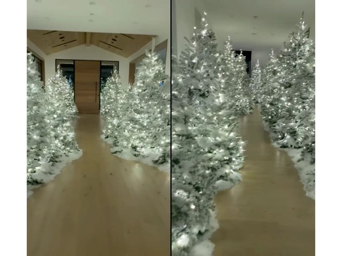Kim Kardashian's Christmas Decor Sparks Backlash for Being Tacky